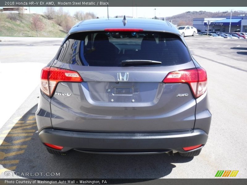Modern Steel Metallic / Black 2018 Honda HR-V EX AWD