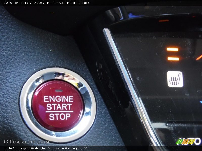 Modern Steel Metallic / Black 2018 Honda HR-V EX AWD