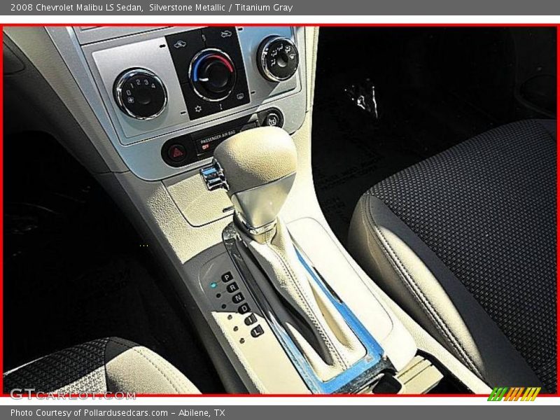 Silverstone Metallic / Titanium Gray 2008 Chevrolet Malibu LS Sedan