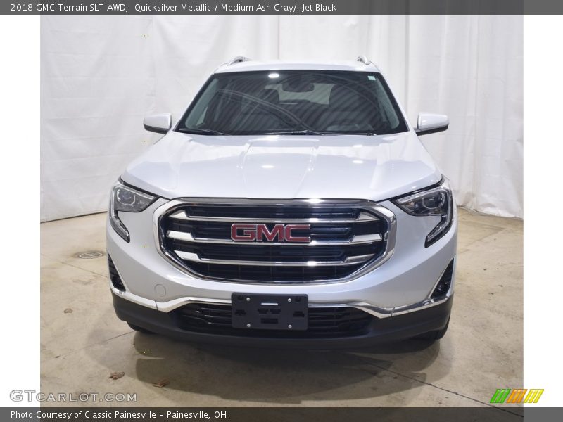 Quicksilver Metallic / Medium Ash Gray/­Jet Black 2018 GMC Terrain SLT AWD