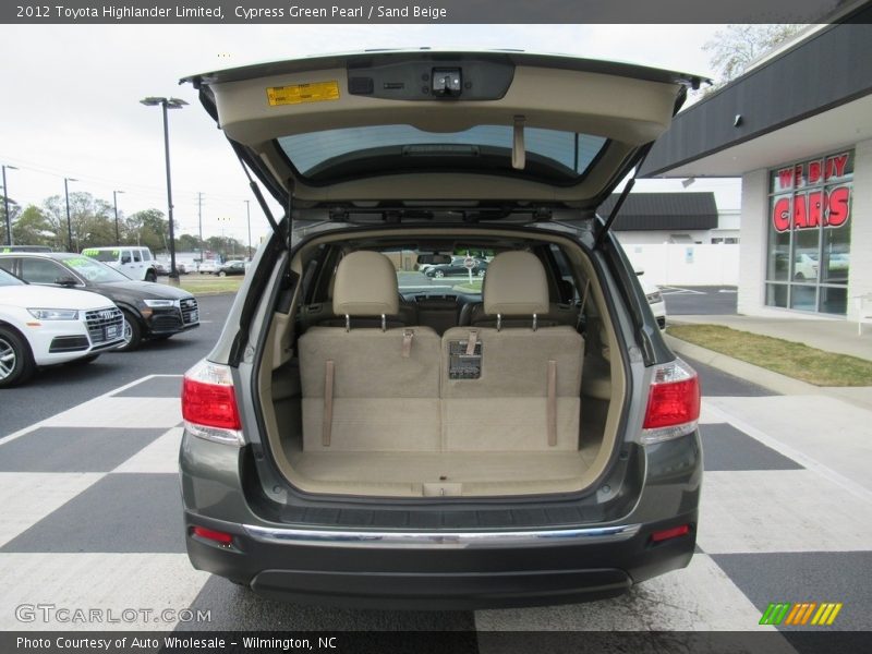 Cypress Green Pearl / Sand Beige 2012 Toyota Highlander Limited