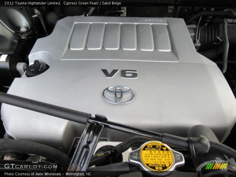 Cypress Green Pearl / Sand Beige 2012 Toyota Highlander Limited
