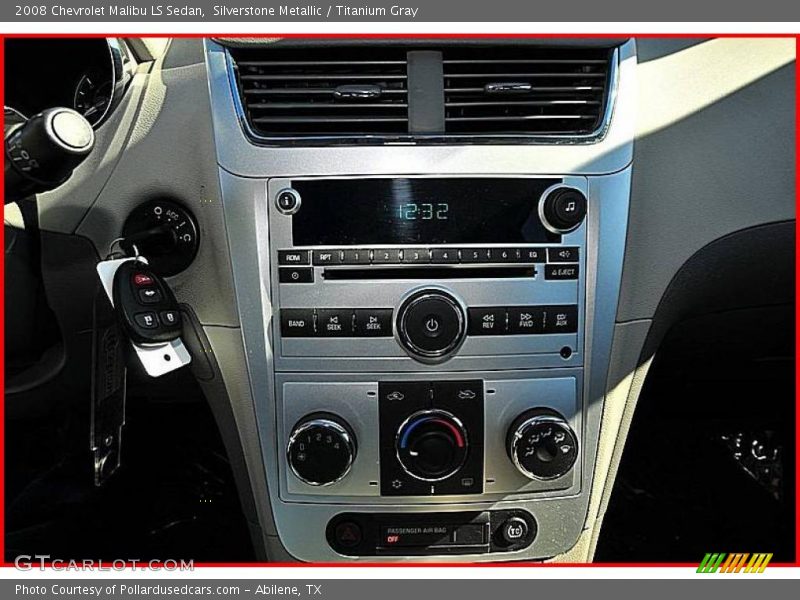 Silverstone Metallic / Titanium Gray 2008 Chevrolet Malibu LS Sedan
