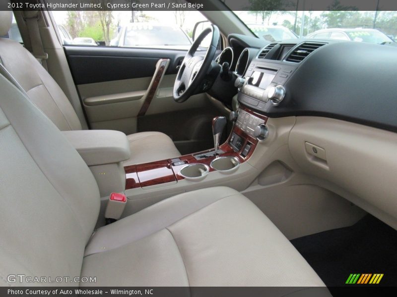 Cypress Green Pearl / Sand Beige 2012 Toyota Highlander Limited