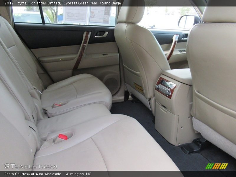 Cypress Green Pearl / Sand Beige 2012 Toyota Highlander Limited