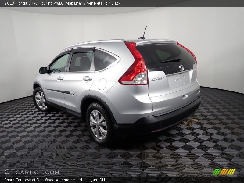 Alabaster Silver Metallic / Black 2013 Honda CR-V Touring AWD