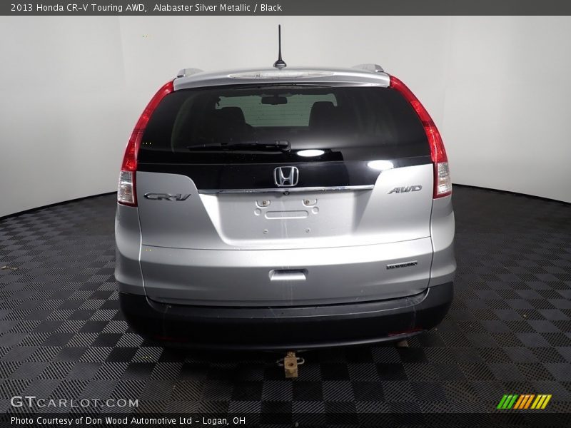Alabaster Silver Metallic / Black 2013 Honda CR-V Touring AWD