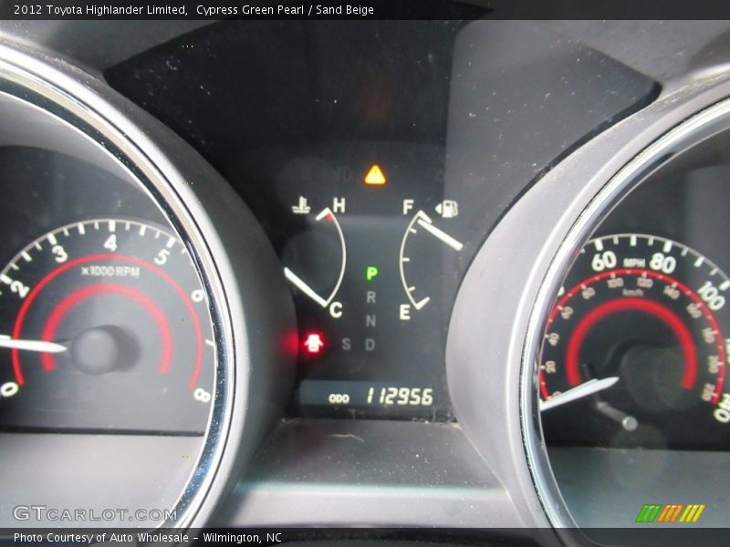 Cypress Green Pearl / Sand Beige 2012 Toyota Highlander Limited