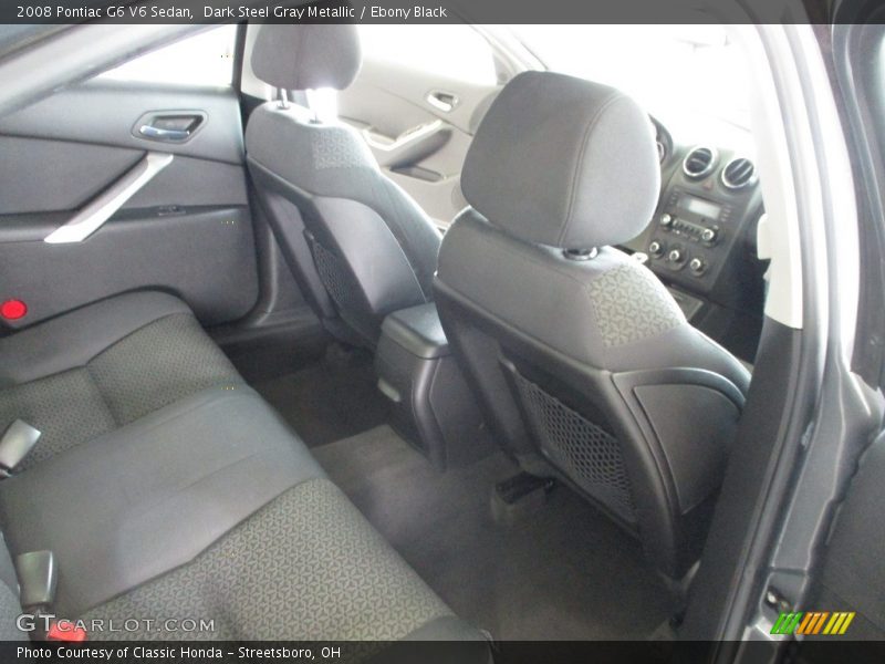 Dark Steel Gray Metallic / Ebony Black 2008 Pontiac G6 V6 Sedan