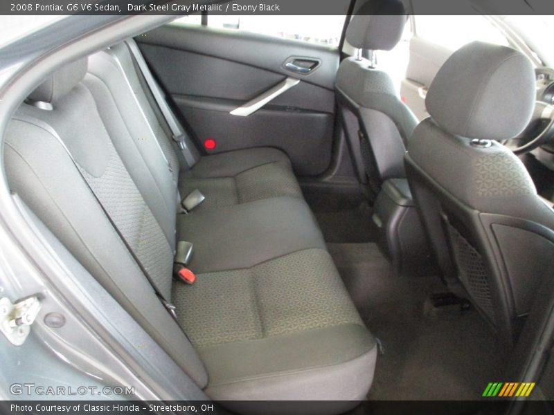 Dark Steel Gray Metallic / Ebony Black 2008 Pontiac G6 V6 Sedan