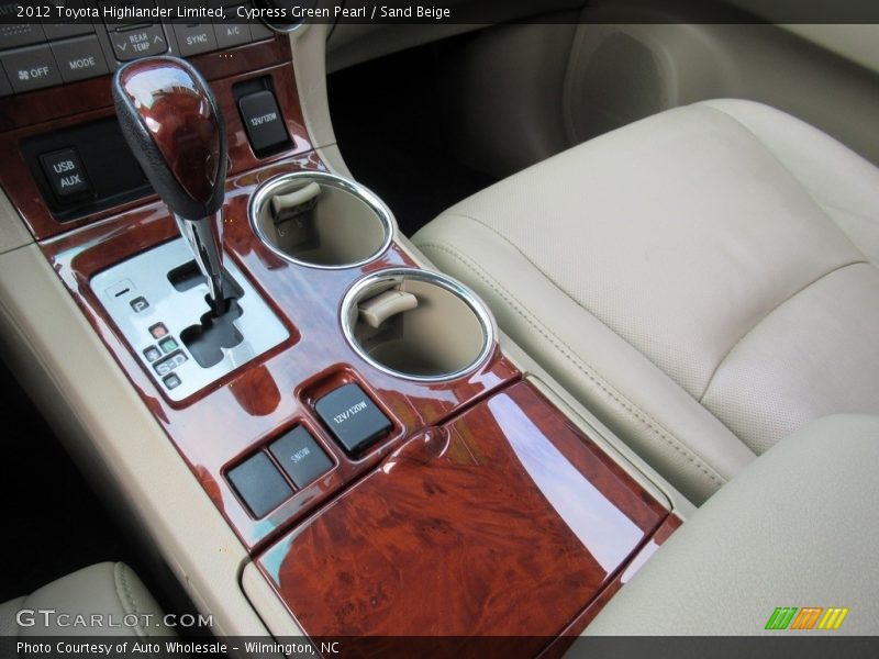 Cypress Green Pearl / Sand Beige 2012 Toyota Highlander Limited