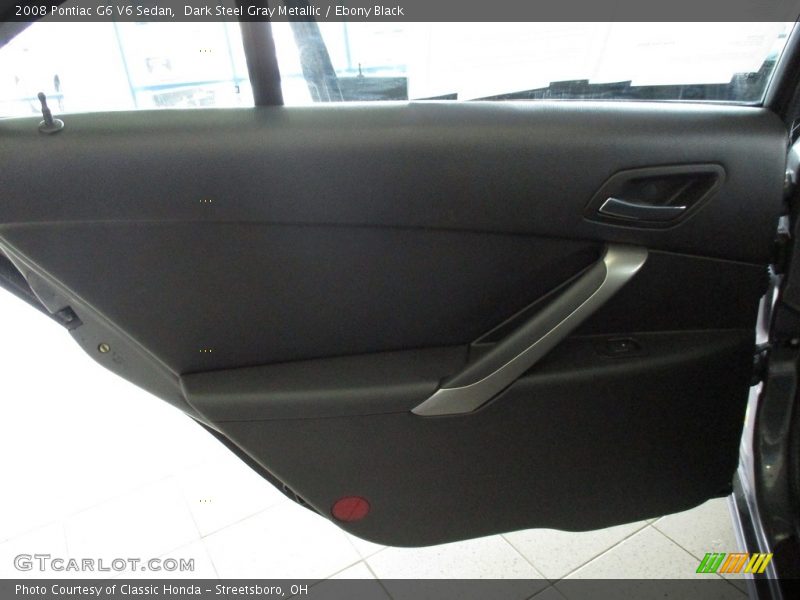 Dark Steel Gray Metallic / Ebony Black 2008 Pontiac G6 V6 Sedan