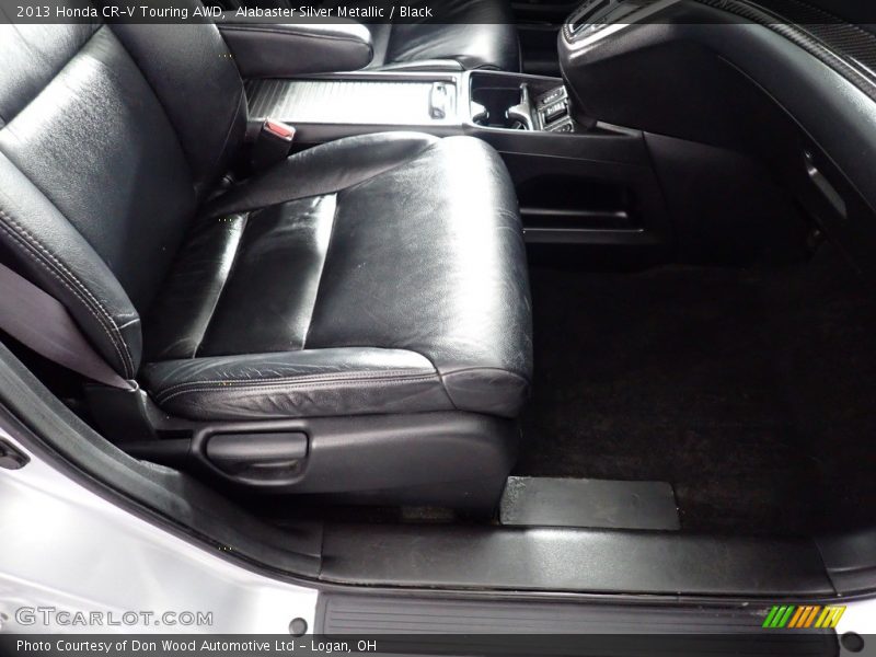 Alabaster Silver Metallic / Black 2013 Honda CR-V Touring AWD