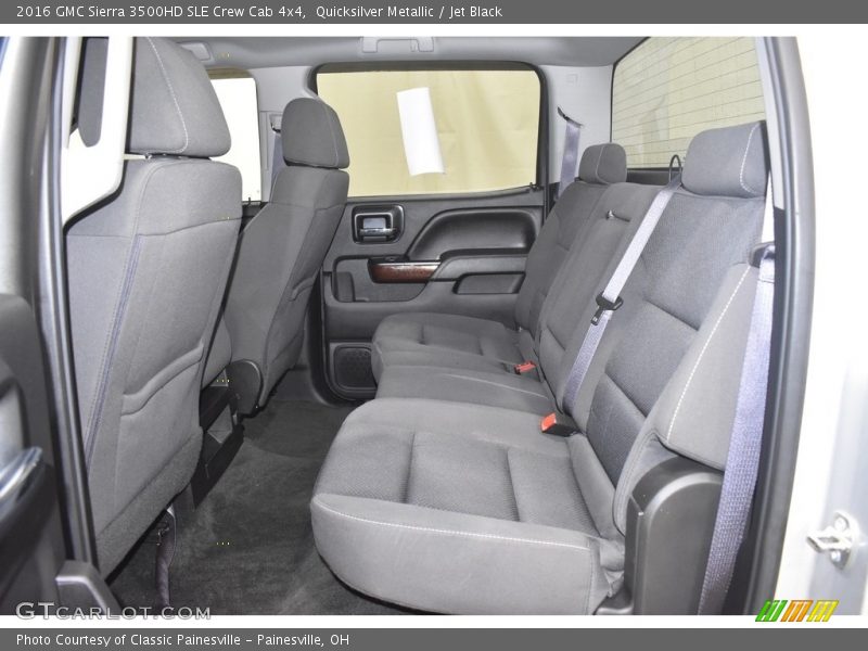 Rear Seat of 2016 Sierra 3500HD SLE Crew Cab 4x4