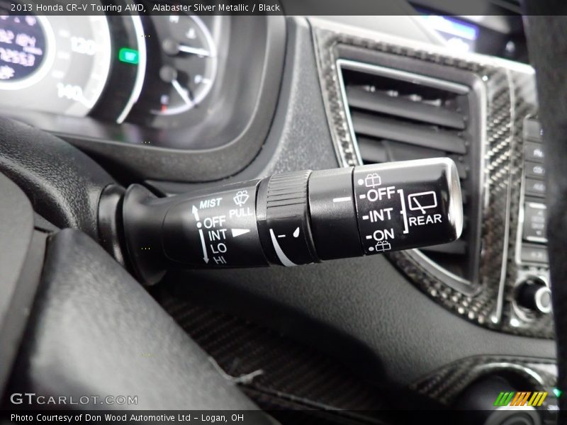 Alabaster Silver Metallic / Black 2013 Honda CR-V Touring AWD