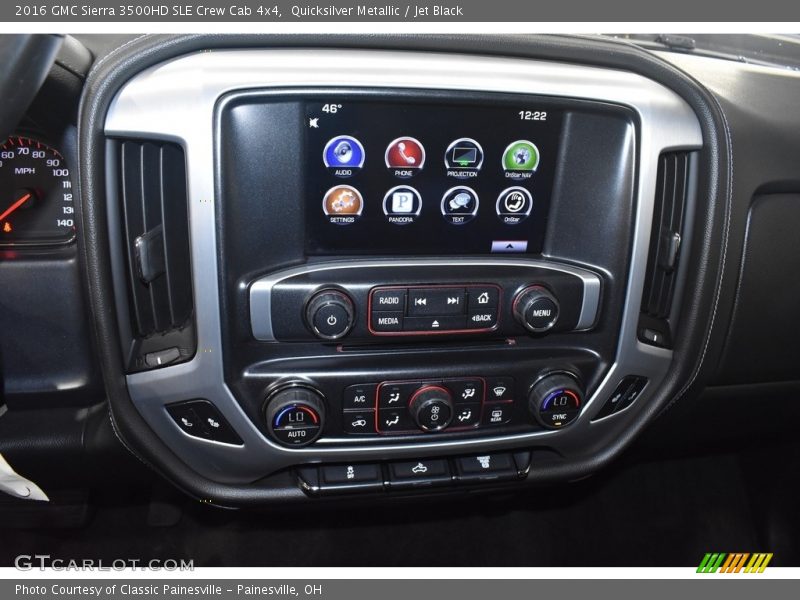 Controls of 2016 Sierra 3500HD SLE Crew Cab 4x4
