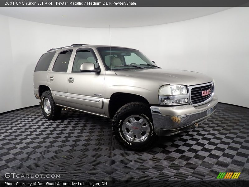 Pewter Metallic / Medium Dark Pewter/Shale 2001 GMC Yukon SLT 4x4
