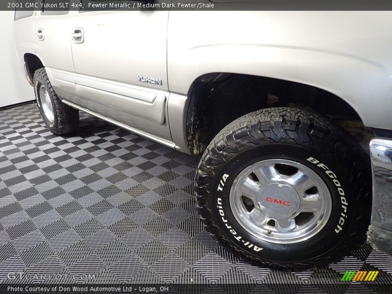 Pewter Metallic / Medium Dark Pewter/Shale 2001 GMC Yukon SLT 4x4