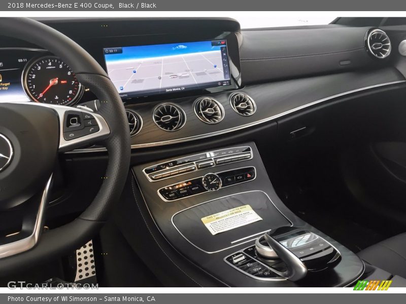 Black / Black 2018 Mercedes-Benz E 400 Coupe