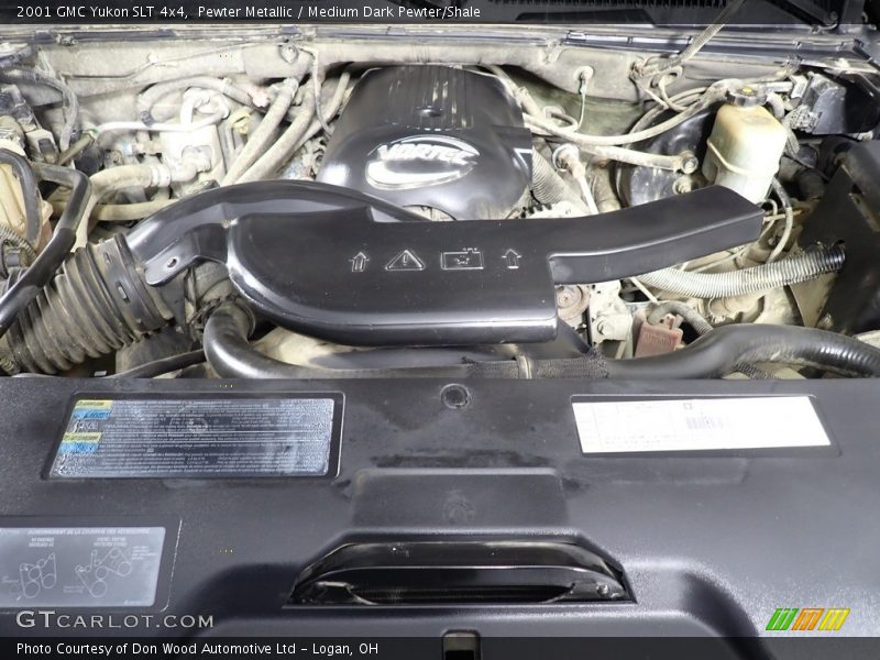 Pewter Metallic / Medium Dark Pewter/Shale 2001 GMC Yukon SLT 4x4