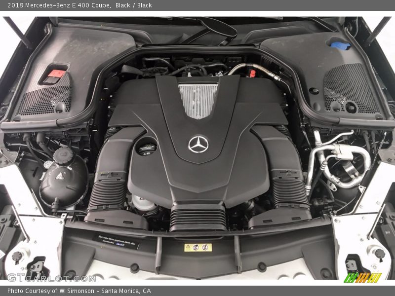 Black / Black 2018 Mercedes-Benz E 400 Coupe