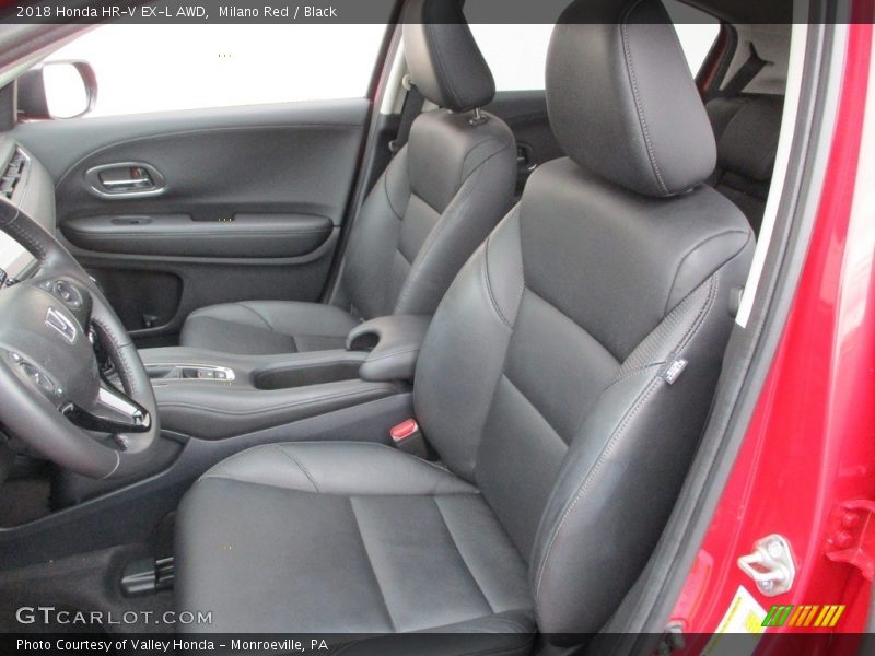 Milano Red / Black 2018 Honda HR-V EX-L AWD