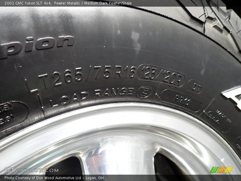 Pewter Metallic / Medium Dark Pewter/Shale 2001 GMC Yukon SLT 4x4