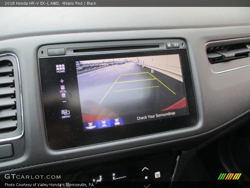 Milano Red / Black 2018 Honda HR-V EX-L AWD