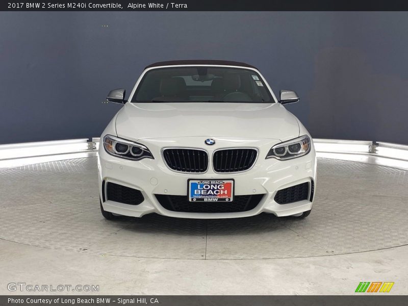 Alpine White / Terra 2017 BMW 2 Series M240i Convertible