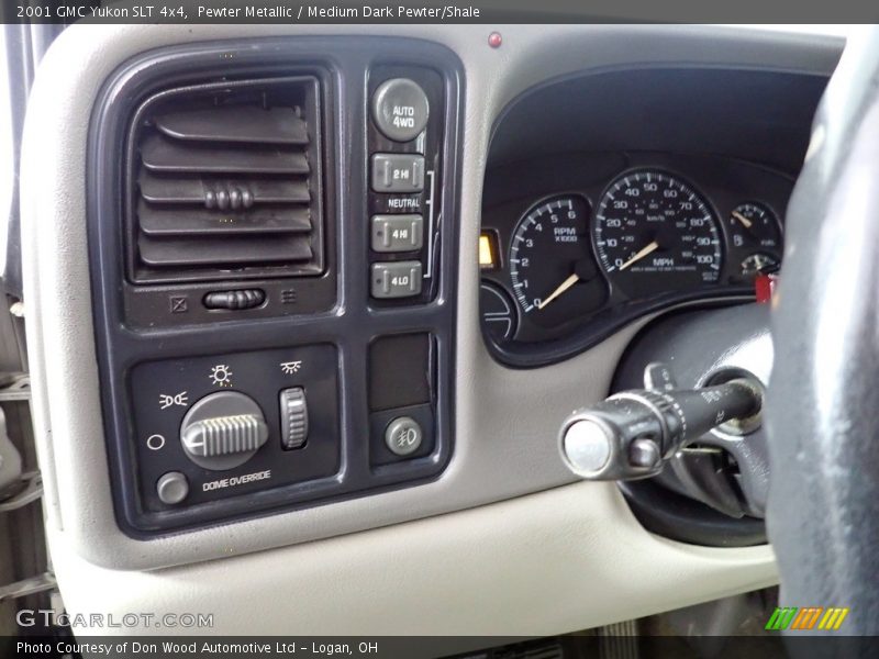 Pewter Metallic / Medium Dark Pewter/Shale 2001 GMC Yukon SLT 4x4