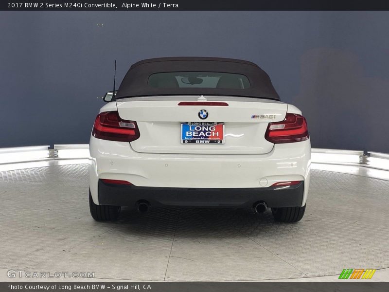 Alpine White / Terra 2017 BMW 2 Series M240i Convertible