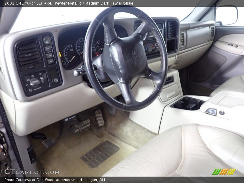 Pewter Metallic / Medium Dark Pewter/Shale 2001 GMC Yukon SLT 4x4