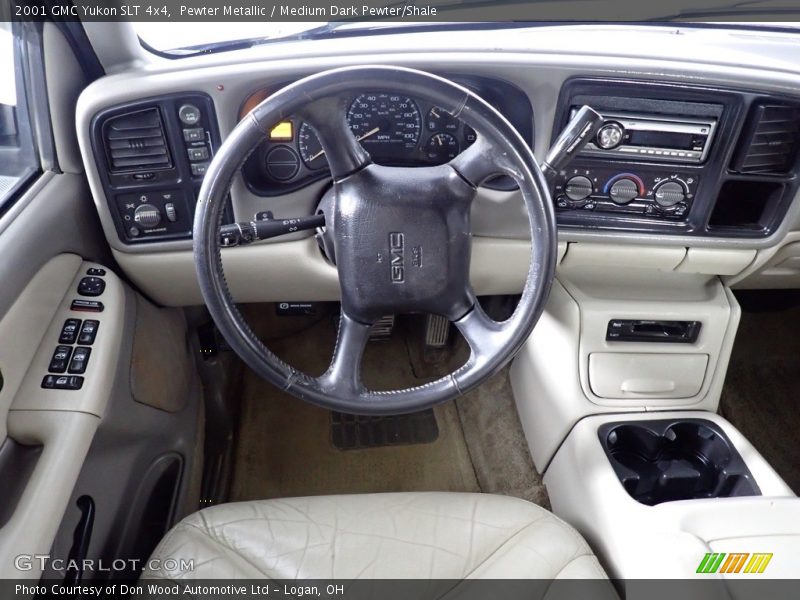 Pewter Metallic / Medium Dark Pewter/Shale 2001 GMC Yukon SLT 4x4