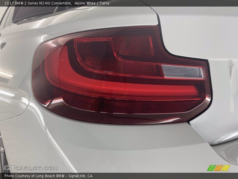 Alpine White / Terra 2017 BMW 2 Series M240i Convertible