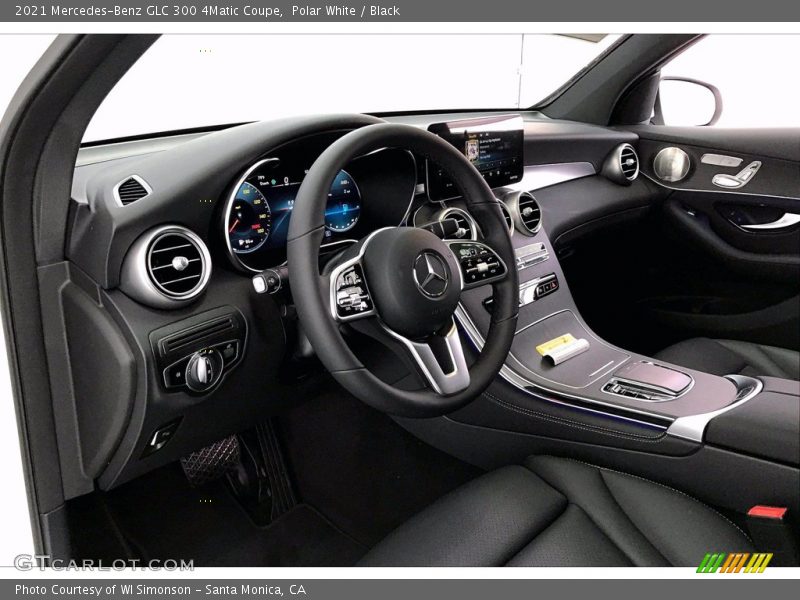 Polar White / Black 2021 Mercedes-Benz GLC 300 4Matic Coupe