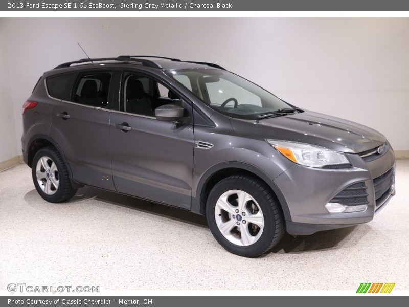 Sterling Gray Metallic / Charcoal Black 2013 Ford Escape SE 1.6L EcoBoost