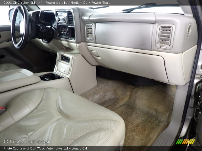 Pewter Metallic / Medium Dark Pewter/Shale 2001 GMC Yukon SLT 4x4