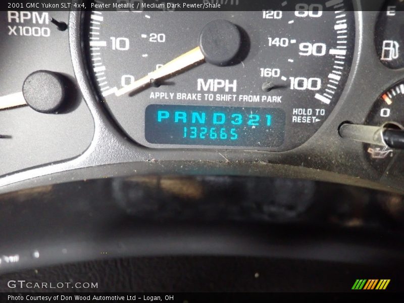 Pewter Metallic / Medium Dark Pewter/Shale 2001 GMC Yukon SLT 4x4