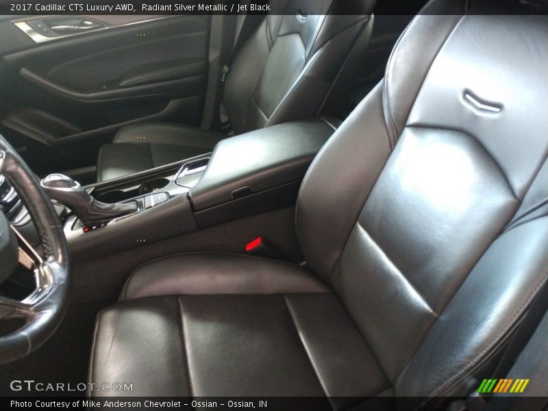 Radiant Silver Metallic / Jet Black 2017 Cadillac CTS Luxury AWD