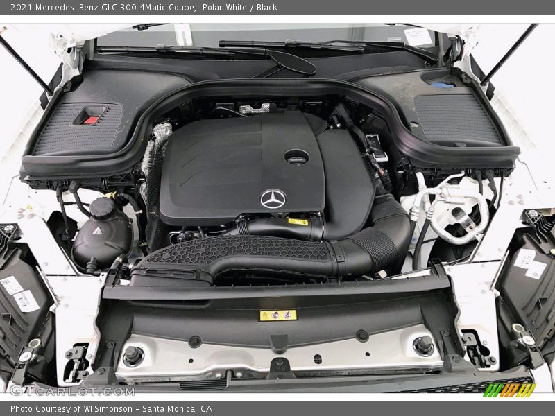 Polar White / Black 2021 Mercedes-Benz GLC 300 4Matic Coupe