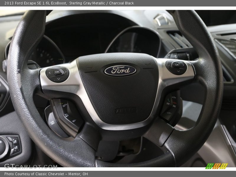 Sterling Gray Metallic / Charcoal Black 2013 Ford Escape SE 1.6L EcoBoost