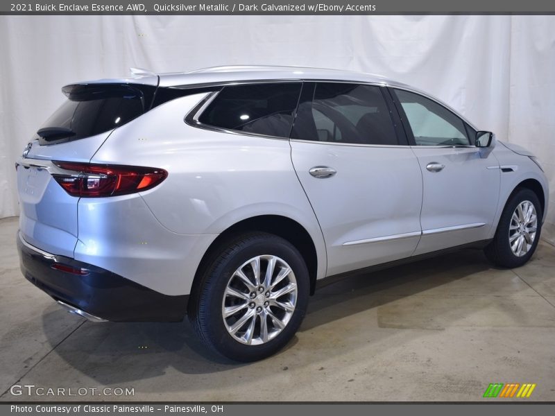 Quicksilver Metallic / Dark Galvanized w/Ebony Accents 2021 Buick Enclave Essence AWD