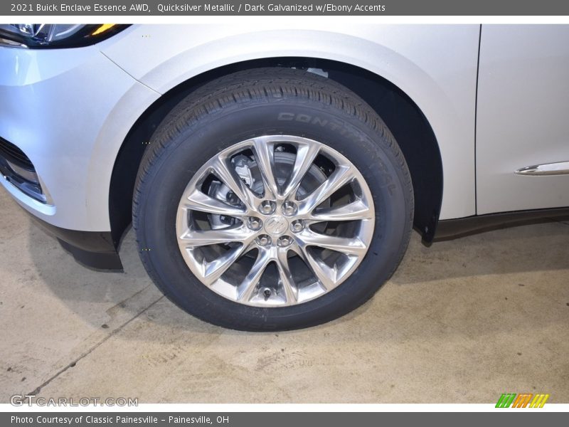 Quicksilver Metallic / Dark Galvanized w/Ebony Accents 2021 Buick Enclave Essence AWD