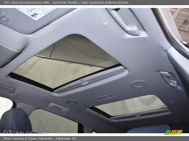 Quicksilver Metallic / Dark Galvanized w/Ebony Accents 2021 Buick Enclave Essence AWD