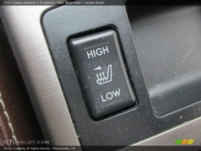 Satin White Pearl / Saddle Brown 2013 Subaru Outback 2.5i Limited