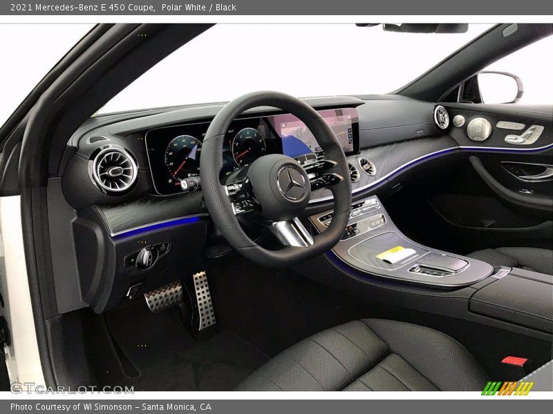 Polar White / Black 2021 Mercedes-Benz E 450 Coupe