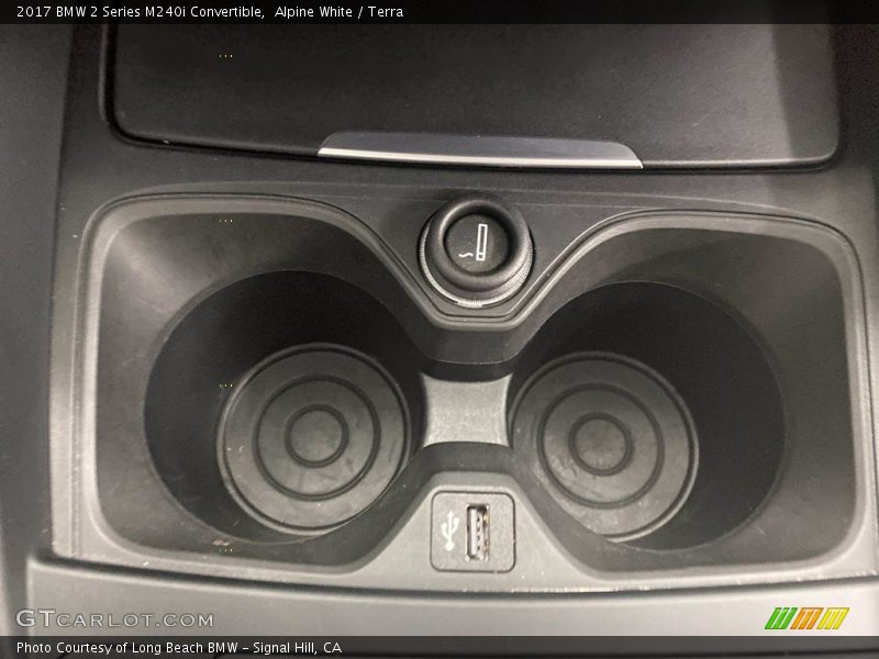 Alpine White / Terra 2017 BMW 2 Series M240i Convertible