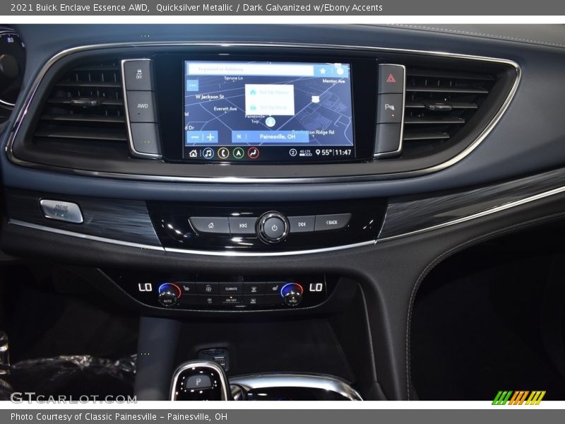 Quicksilver Metallic / Dark Galvanized w/Ebony Accents 2021 Buick Enclave Essence AWD