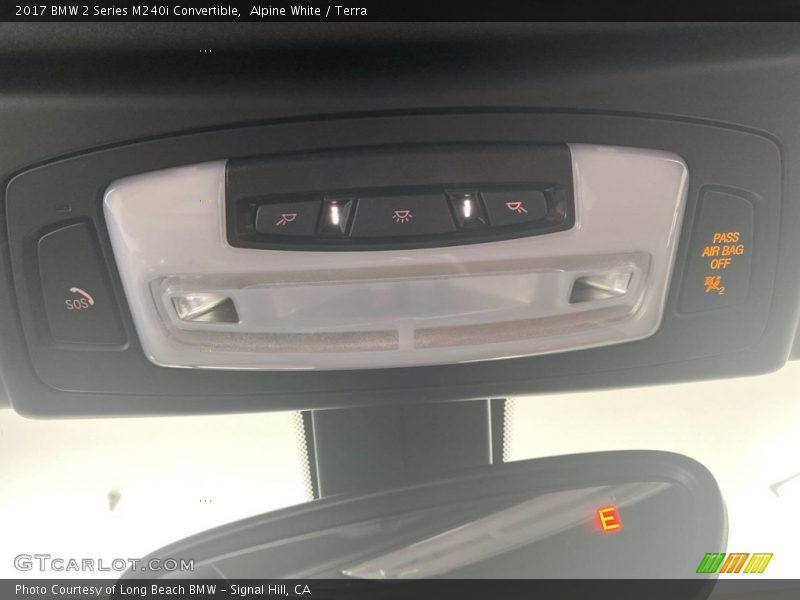 Alpine White / Terra 2017 BMW 2 Series M240i Convertible