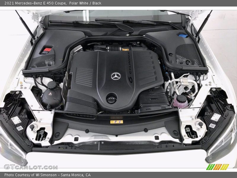 Polar White / Black 2021 Mercedes-Benz E 450 Coupe